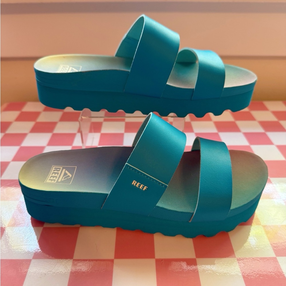 REEF x Sanctuary Sandals in Blue - New without Tags